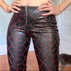 Vintage Rare Archival Lip Service S-E-X Leather Pants